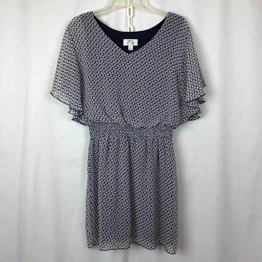 Sweet Storm Print Dress, Size L